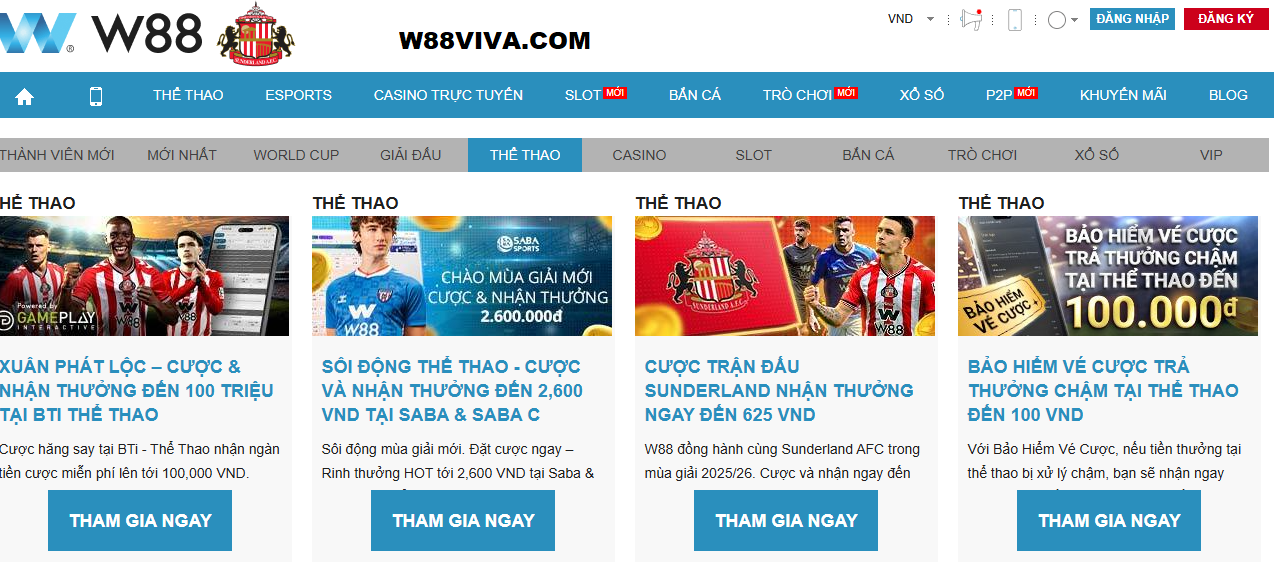 W88 Chính sách ưu đãi có tại W88